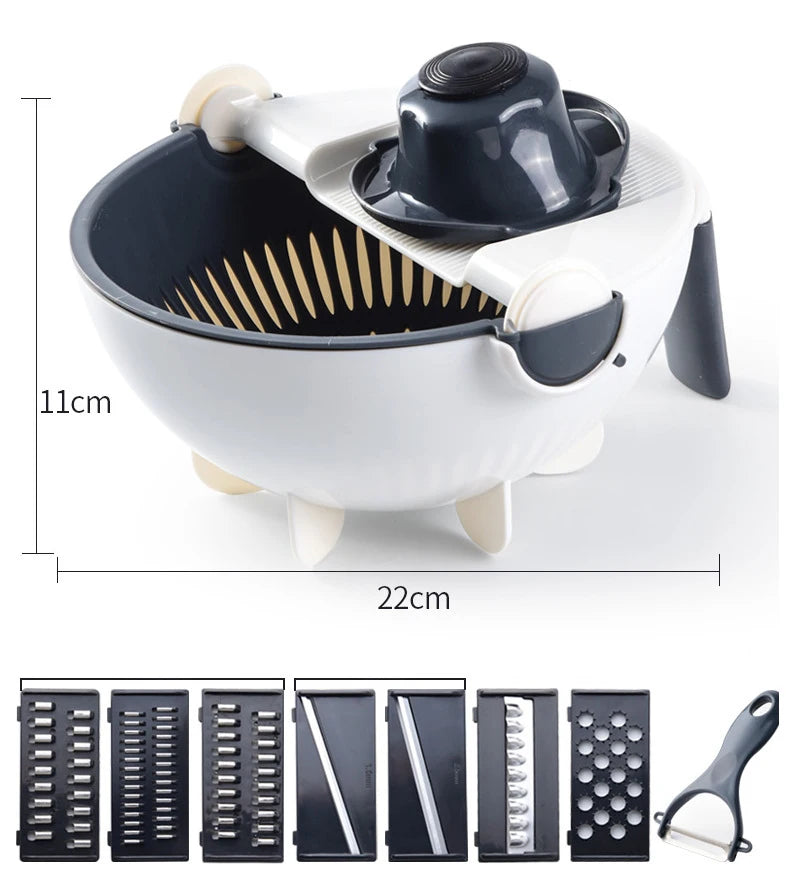 Novariax 4-in-1 Electric Food Cutter