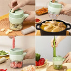 Novariax 4-in-1 Electric Food Cutter