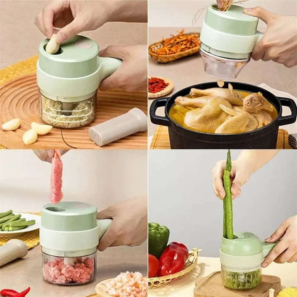 Novariax 4-in-1 Electric Food Cutter