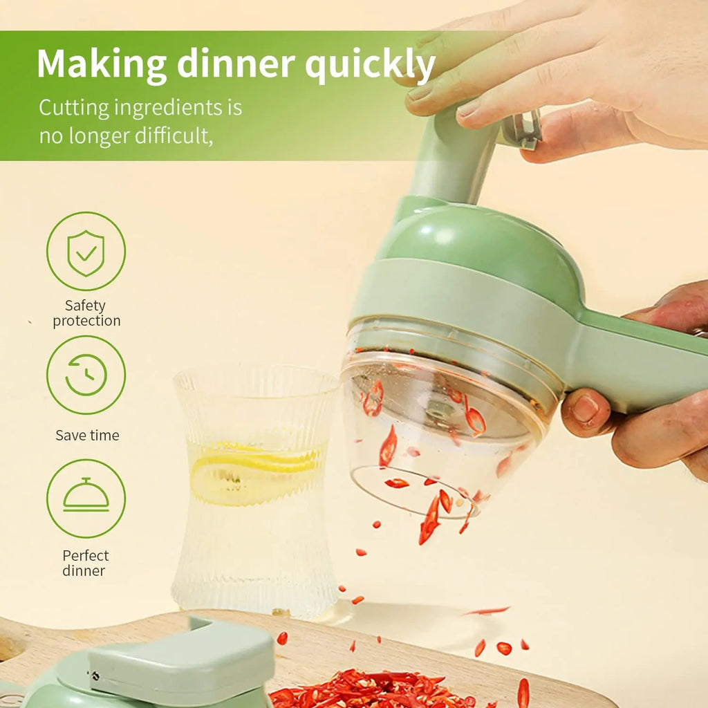 Novariax 4-in-1 Electric Food Cutter