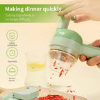 Novariax 4-in-1 Electric Food Cutter