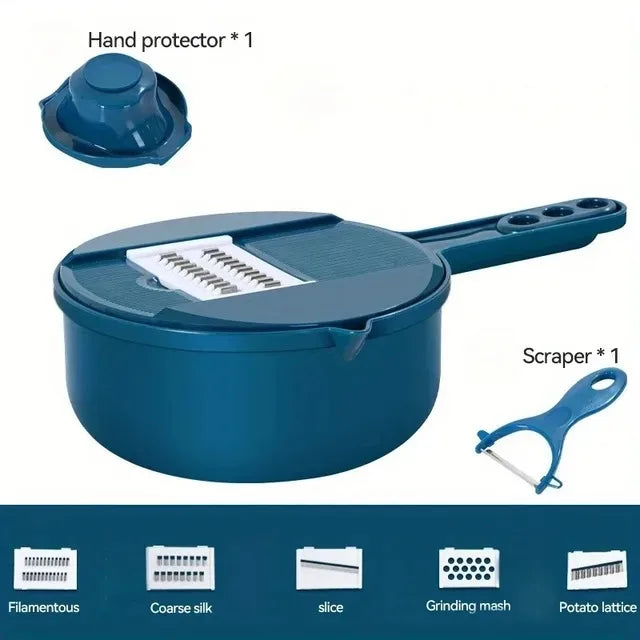 Novariax 4-in-1 Electric Food Cutter